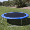 12' Round Trampoline Set With Safety Enclosure, Padding & Ladder